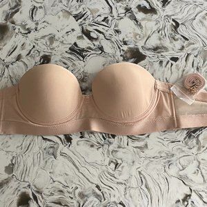 PEPPER MVP MULTIWAY STRAPLESS BRA 34B BUFF